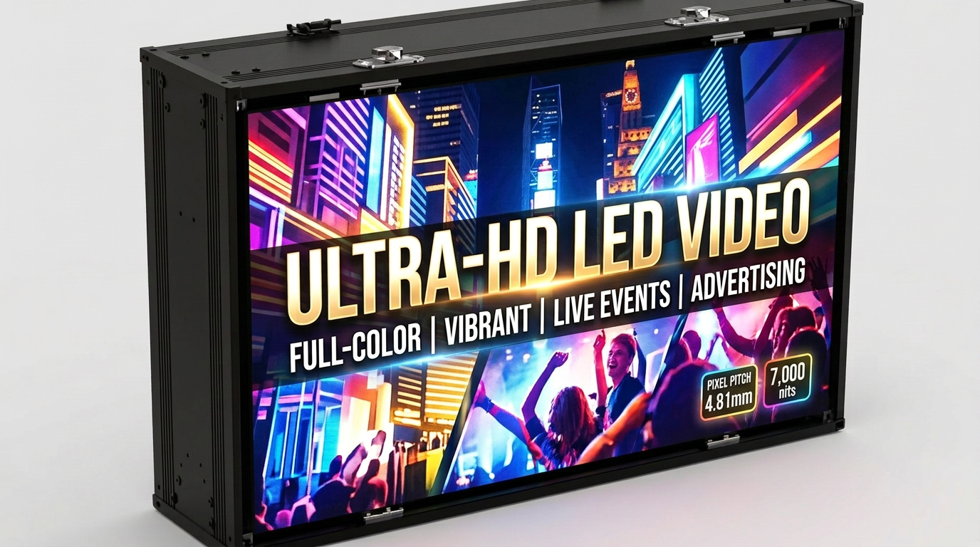 Outdoor LED Cabinet — P4.81 full-color LED sign