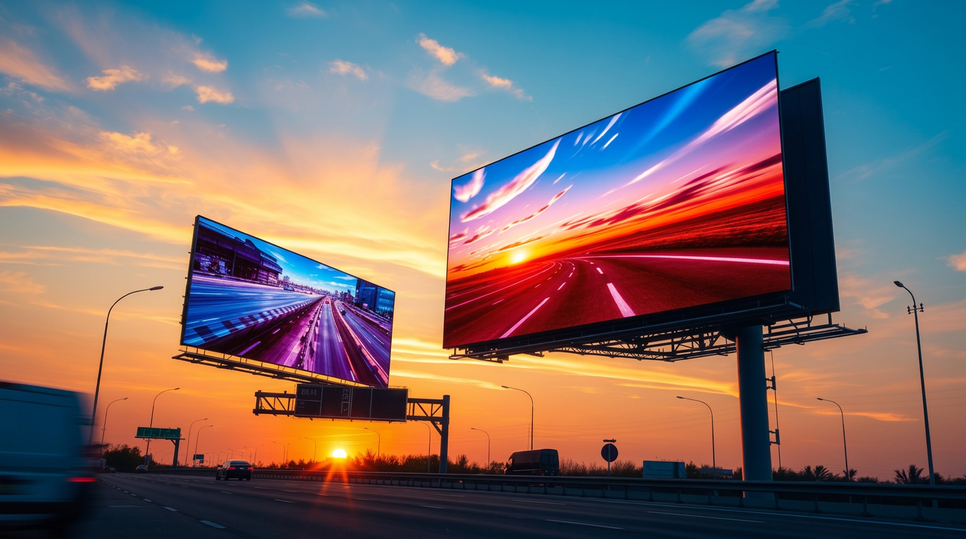 Roadside Billboard — P4.81 full-color LED sign