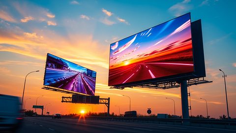 P4.81 LED sign 8' 2" × 16' 5"