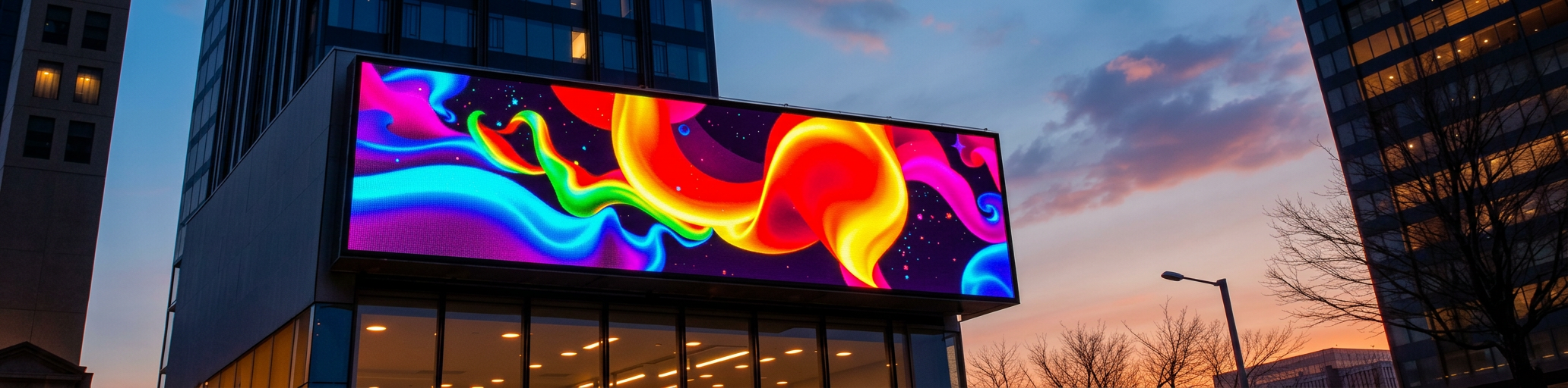 Full-Color Motion Display — P4.81 full-color LED sign