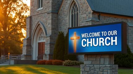 P4.81 LED sign 2' 6" × 4' 11"