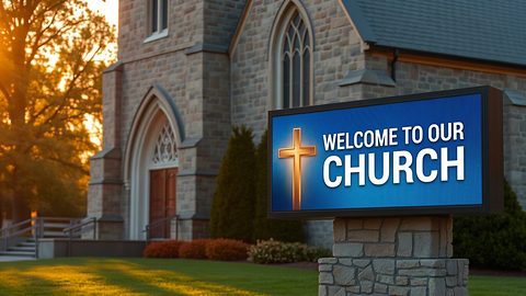 P4.81 LED sign 2' 6" × 4' 11"