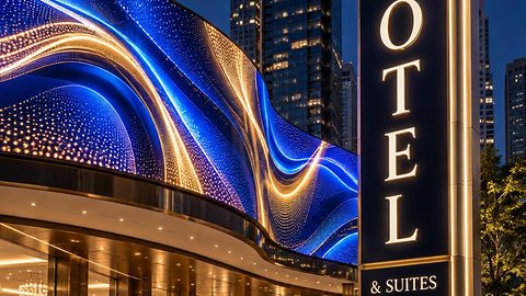 P4.81 LED sign 4' 1" × 3' 3"