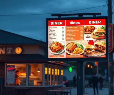 P4.81 LED sign 4' 1" × 4' 11"