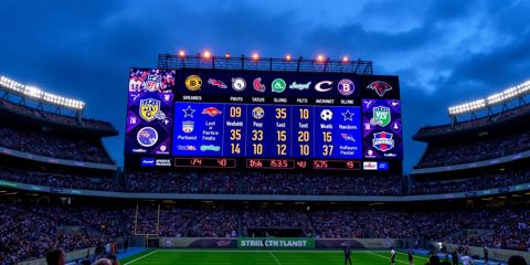 P4.81 LED sign 4' 1" × 8' 2"