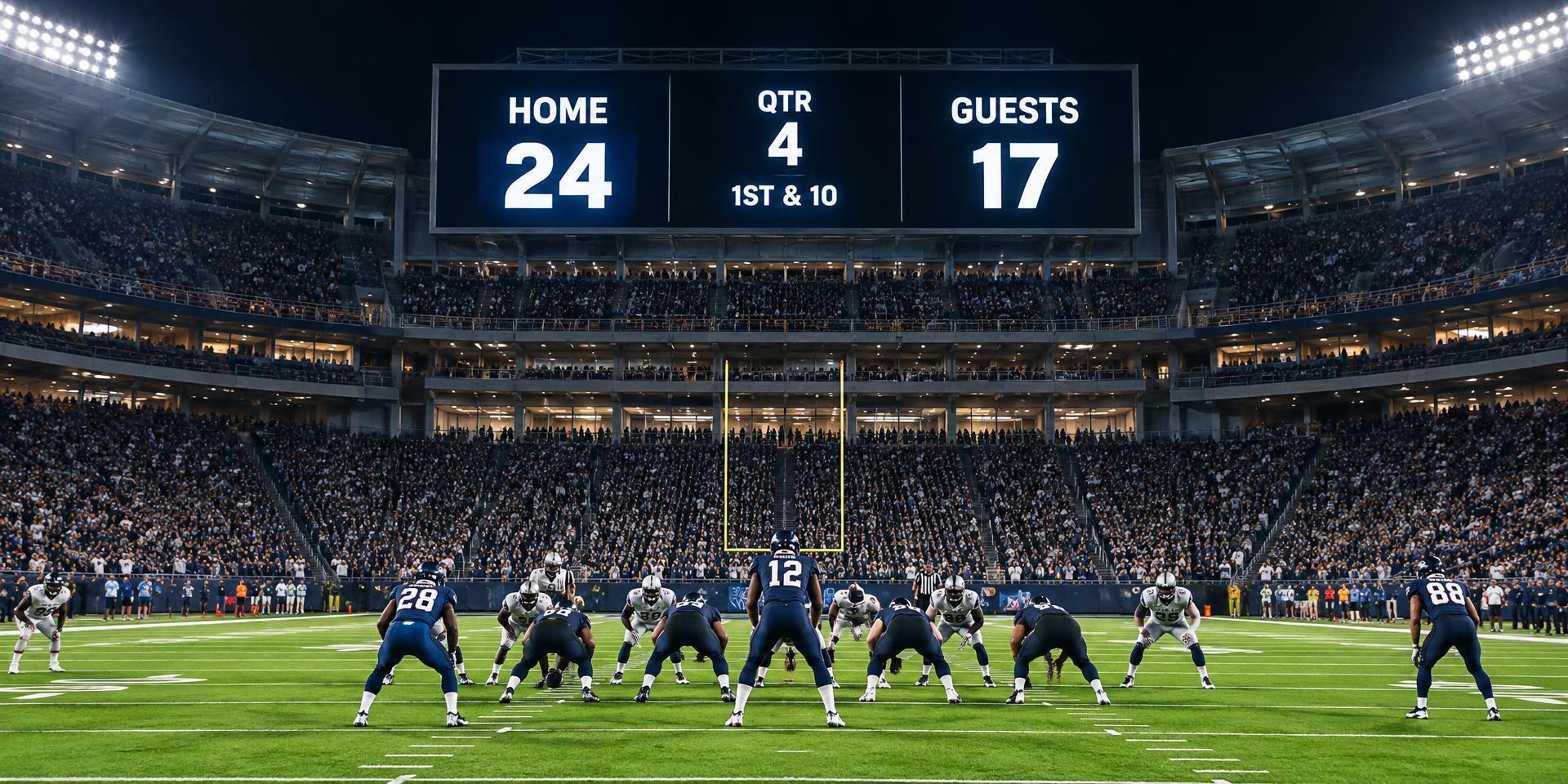 Stadium Scoreboard — P4.81 full-color LED sign